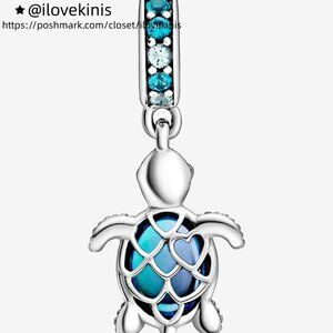 Pandora Murano Glass Sea Turtle Dangle Charm